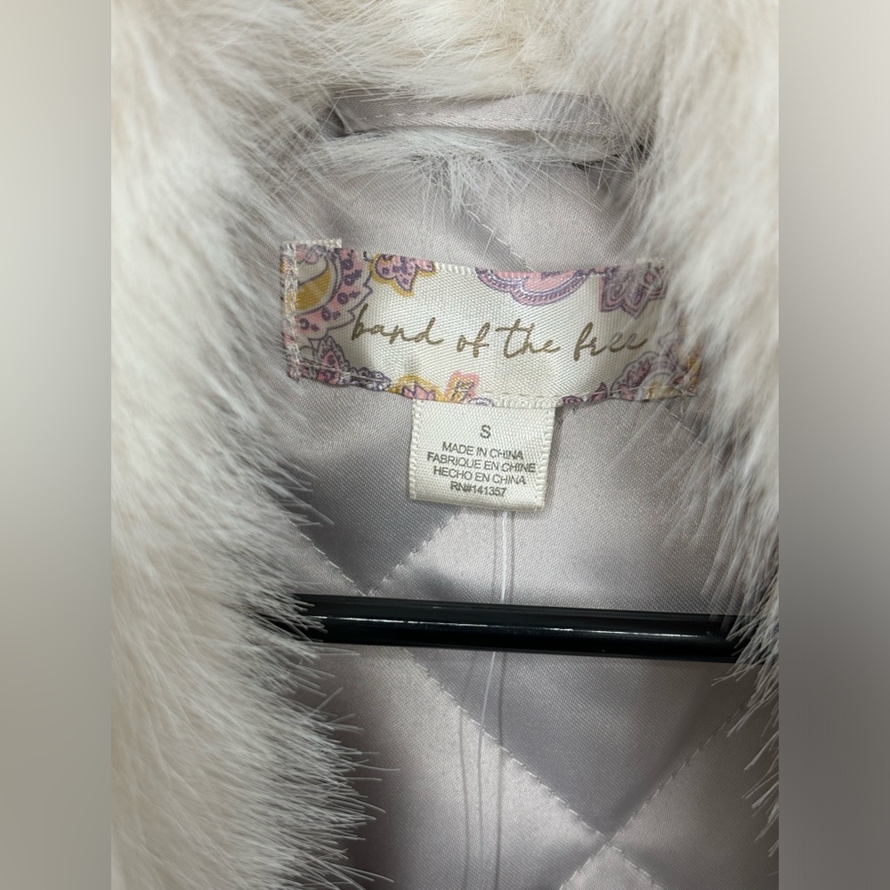 Band of the Free Boho Faux Fur Trim Jacket - Picture 6 of 9